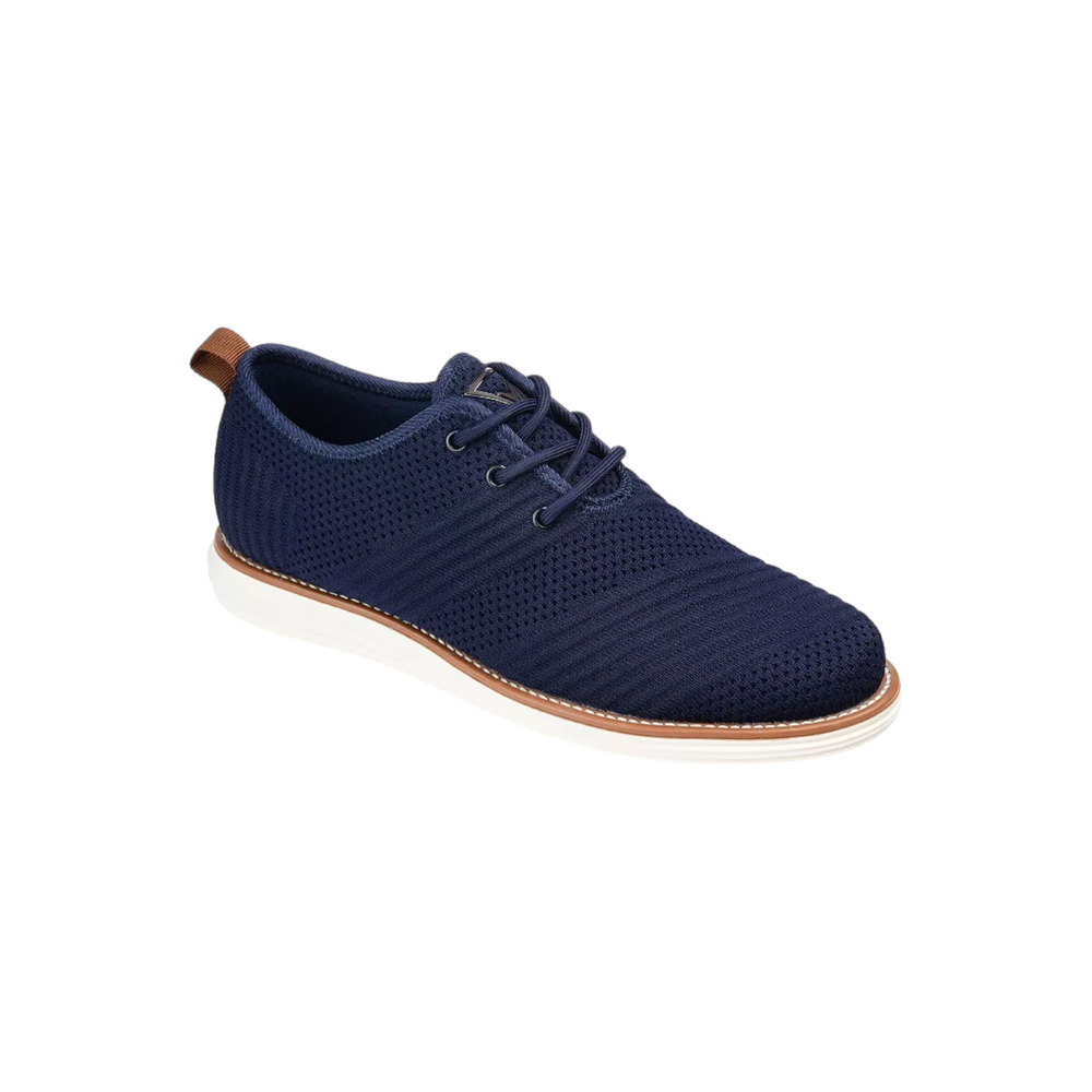 Vance Co. Men's Novak Knit Dress Shoes Navy - Wide